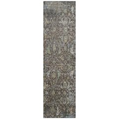 Machine Washable Indoor/Outdoor Chantille ACN2359 Brown 2'3" x 7'6" Runner Rug