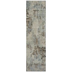 Machine Washable Indoor/Outdoor Chantille ACN2360 Brown 2'3" x 7'6" Runner Rug