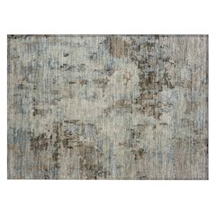 Machine Washable Indoor/Outdoor Chantille ACN2360 Brown 1'8" x 2'6" Rug
