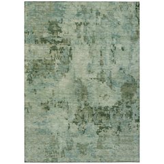 Machine Washable Indoor/Outdoor Chantille ACN2360 Green 2'6" x 3'10" Rug