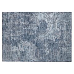 Machine Washable Indoor/Outdoor Chantille ACN2361 Blue 1'8" x 2'6" Rug