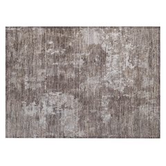 Machine Washable Indoor/Outdoor Chantille ACN2361 Brown 1'8" x 2'6" Rug