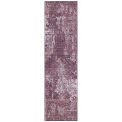 Machine Washable Indoor/Outdoor Chantille ACN2361 Red 2'3" x 7'6" Runner Rug