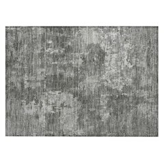 Machine Washable Indoor/Outdoor Chantille ACN2361 Gray 1'8" x 2'6" Rug