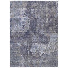 Machine Washable Indoor/Outdoor Chantille ACN2361 Purple 2'6" x 3'10" Rug