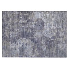 Machine Washable Indoor/Outdoor Chantille ACN2361 Purple 1'8" x 2'6" Rug