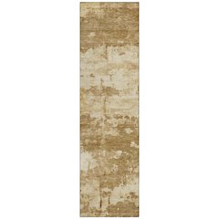Machine Washable Indoor/Outdoor Chantille ACN2362 Brown 2'3" x 7'6" Runner Rug