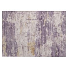 Machine Washable Indoor/Outdoor Chantille ACN2362 Purple 1'8" x 2'6" Rug