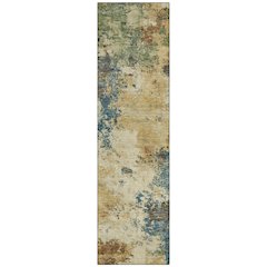 Machine Washable Indoor/Outdoor Chantille ACN2363 Brown 2'3" x 7'6" Runner Rug
