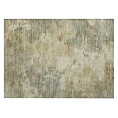 Machine Washable Indoor/Outdoor Chantille ACN2363 Gold 1'8" x 2'6" Rug