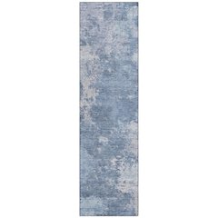 Machine Washable Indoor/Outdoor Chantille ACN2364 Blue 2'3" x 7'6" Runner Rug