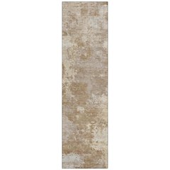 Machine Washable Indoor/Outdoor Chantille ACN2364 Brown 2'3" x 7'6" Runner Rug