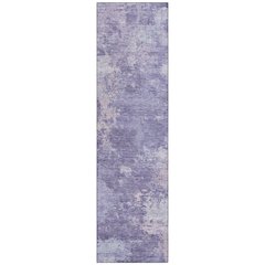 Machine Washable Indoor/Outdoor Chantille ACN2364 Purple 2'3" x 7'6" Runner Rug