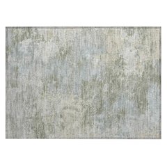 Machine Washable Indoor/Outdoor Chantille ACN2364 Green 1'8" x 2'6" Rug