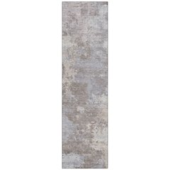 Machine Washable Indoor/Outdoor Chantille ACN2364 Brown 2'3" x 7'6" Runner Rug