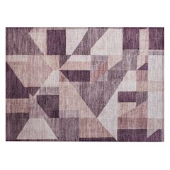 Machine Washable Indoor/Outdoor Chantille ACN2365 Purple 1'8" x 2'6" Rug