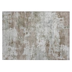 Machine Washable Indoor/Outdoor Chantille ACN2366 Brown 1'8" x 2'6" Rug