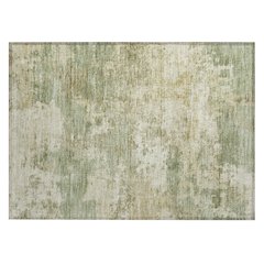Machine Washable Indoor/Outdoor Chantille ACN2366 Green 1'8" x 2'6" Rug