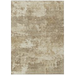 Machine Washable Indoor/Outdoor Chantille ACN2366 Brown 2'6" x 3'10" Rug