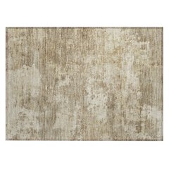 Machine Washable Indoor/Outdoor Chantille ACN2366 Brown 1'8" x 2'6" Rug