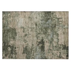 Machine Washable Indoor/Outdoor Chantille ACN2366 Green 1'8" x 2'6" Rug