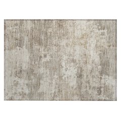 Machine Washable Indoor/Outdoor Chantille ACN2366 Brown 1'8" x 2'6" Rug