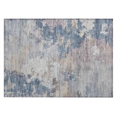 Machine Washable Indoor/Outdoor Chantille ACN2367 Blue 1'8" x 2'6" Rug