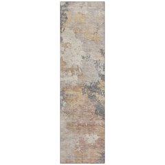 Machine Washable Indoor/Outdoor Chantille ACN2367 Gray 2'3" x 7'6" Runner Rug