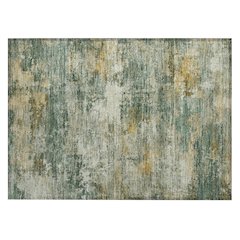 Machine Washable Indoor/Outdoor Chantille ACN2368 Green 1'8" x 2'6" Rug