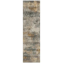 Machine Washable Indoor/Outdoor Chantille ACN2368 Brown 2'3" x 7'6" Runner Rug
