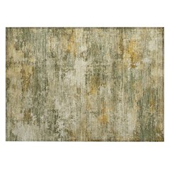 Machine Washable Indoor/Outdoor Chantille ACN2368 Green 1'8" x 2'6" Rug