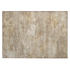 Machine Washable Indoor/Outdoor Chantille ACN2369 Brown 1'8" x 2'6" Rug