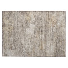 Machine Washable Indoor/Outdoor Chantille ACN2369 Gray 1'8" x 2'6" Rug