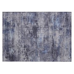 Machine Washable Indoor/Outdoor Chantille ACN2370 Blue 1'8" x 2'6" Rug