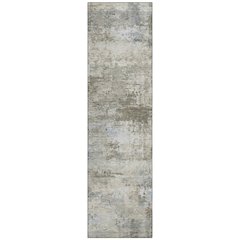Machine Washable Indoor/Outdoor Chantille ACN2370 Brown 2'3" x 7'6" Runner Rug