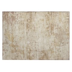 Machine Washable Indoor/Outdoor Chantille ACN2371 Brown 1'8" x 2'6" Rug