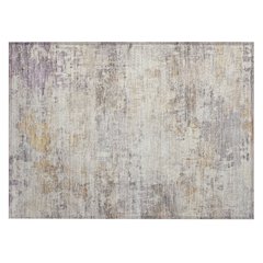 Machine Washable Indoor/Outdoor Chantille ACN2371 Ivory 1'8" x 2'6" Rug
