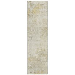Machine Washable Indoor/Outdoor Chantille ACN2371 Ivory 2'3" x 7'6" Runner Rug