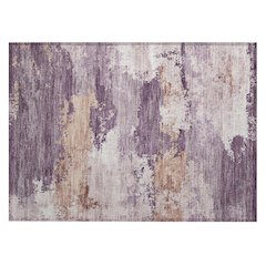 Machine Washable Indoor/Outdoor Chantille ACN2372 Purple 1'8" x 2'6" Rug