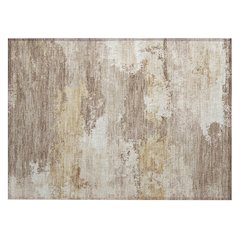 Machine Washable Indoor/Outdoor Chantille ACN2372 Brown 1'8" x 2'6" Rug