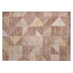 Machine Washable Indoor/Outdoor Chantille ACN2373 Pink 1'8" x 2'6" Rug
