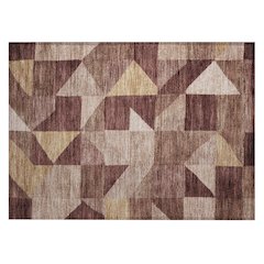 Machine Washable Indoor/Outdoor Chantille ACN2373 Red 1'8" x 2'6" Rug