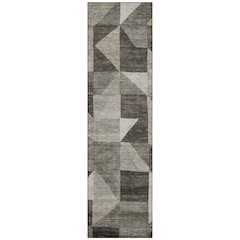 Machine Washable Indoor/Outdoor Chantille ACN2373 Brown 2'3" x 7'6" Runner Rug