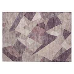 Machine Washable Indoor/Outdoor Chantille ACN2374 Purple 1'8" x 2'6" Rug