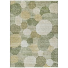 Machine Washable Indoor/Outdoor Chantille ACN2375 Green 2'6" x 3'10" Rug