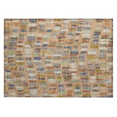 Machine Washable Indoor/Outdoor Chantille ACN2377 Orange 1'8" x 2'6" Rug