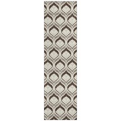 Machine Washable Indoor/Outdoor Chantille ACN2379 Brown 2'3" x 7'6" Runner Rug