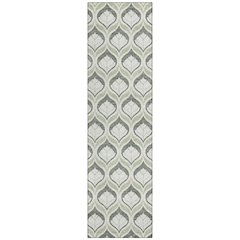 Machine Washable Indoor/Outdoor Chantille ACN2379 Green 2'3" x 7'6" Runner Rug