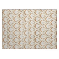 Machine Washable Indoor/Outdoor Chantille ACN2379 Orange 1'8" x 2'6" Rug