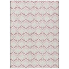 Machine Washable Indoor/Outdoor Chantille ACN2379 Pink 2'6" x 3'10" Rug